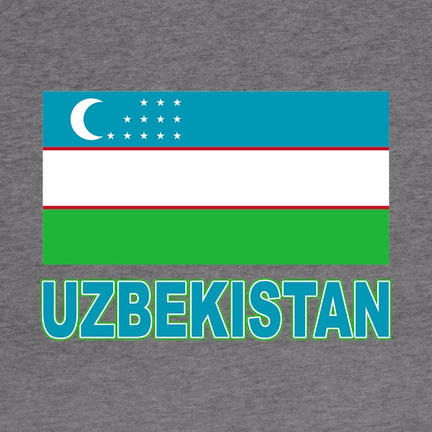 The Pride of Uzbekistan - Uzbekistani Flag Design by Naves